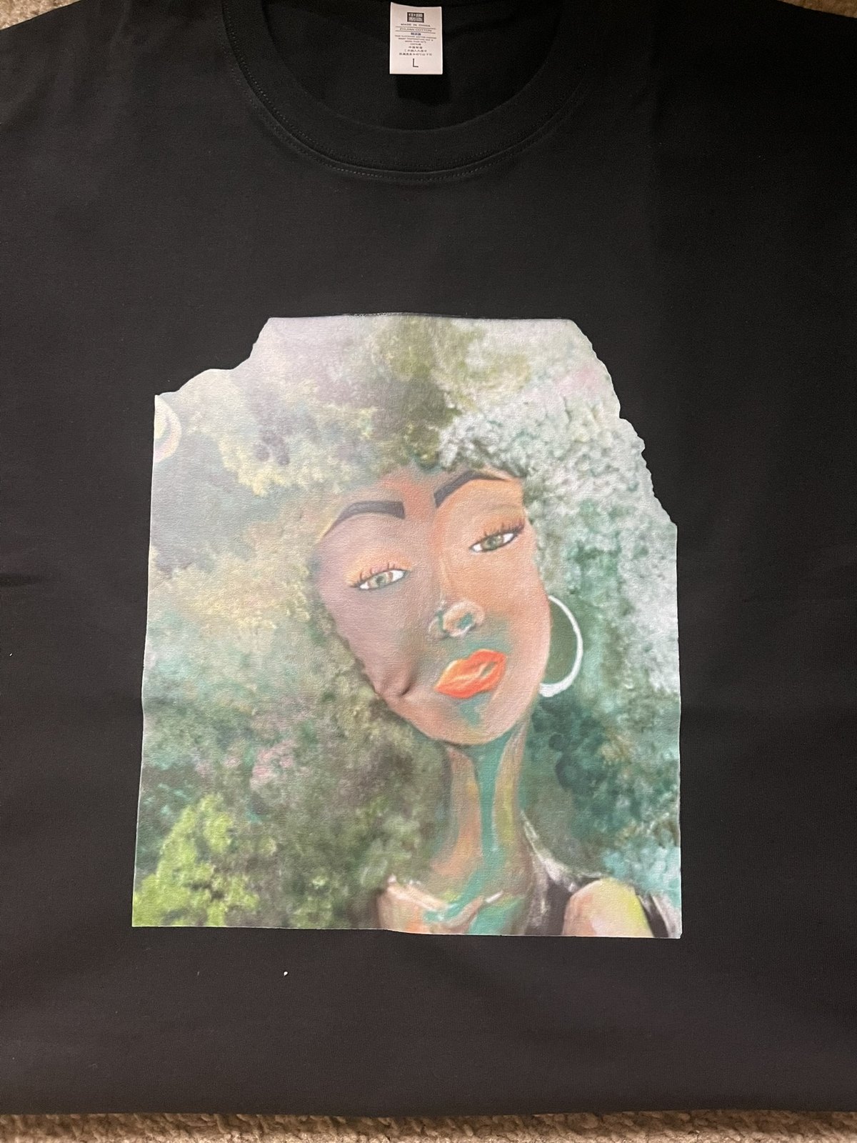 Custom artwork apparel example